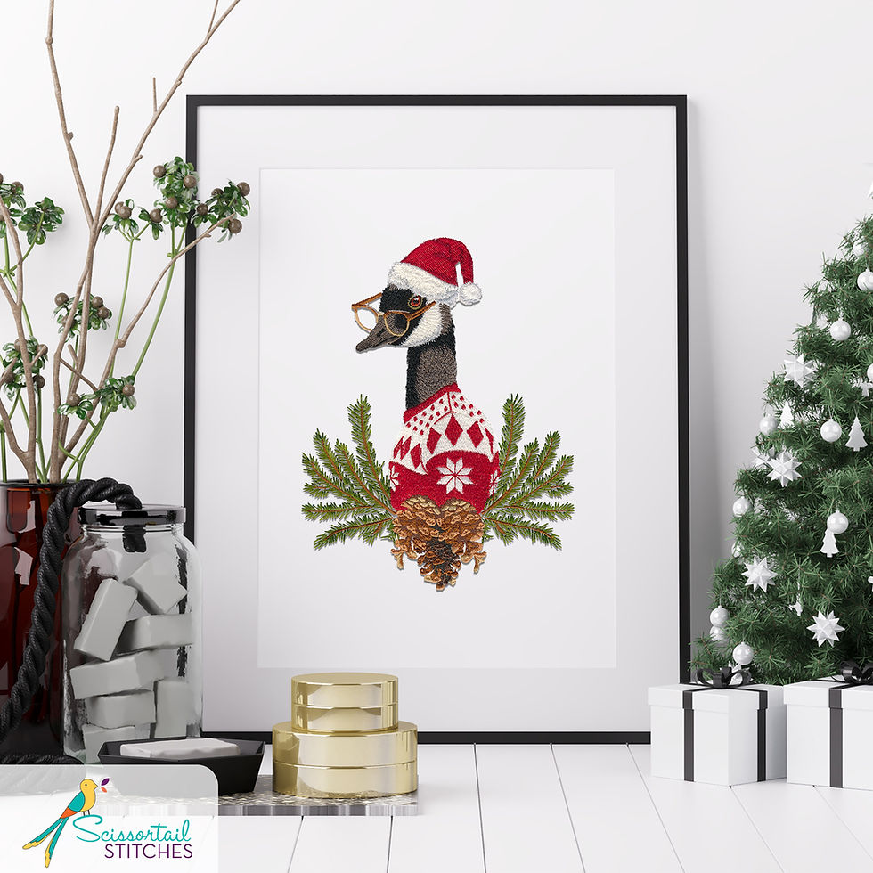 Thumbnail: OESD Tula Pink's Holiday Homies Designs from Scissortail Stitches