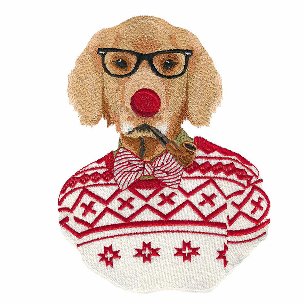 Thumbnail: OESD Tula Pink's Holiday Homies Designs from Scissortail Stitches