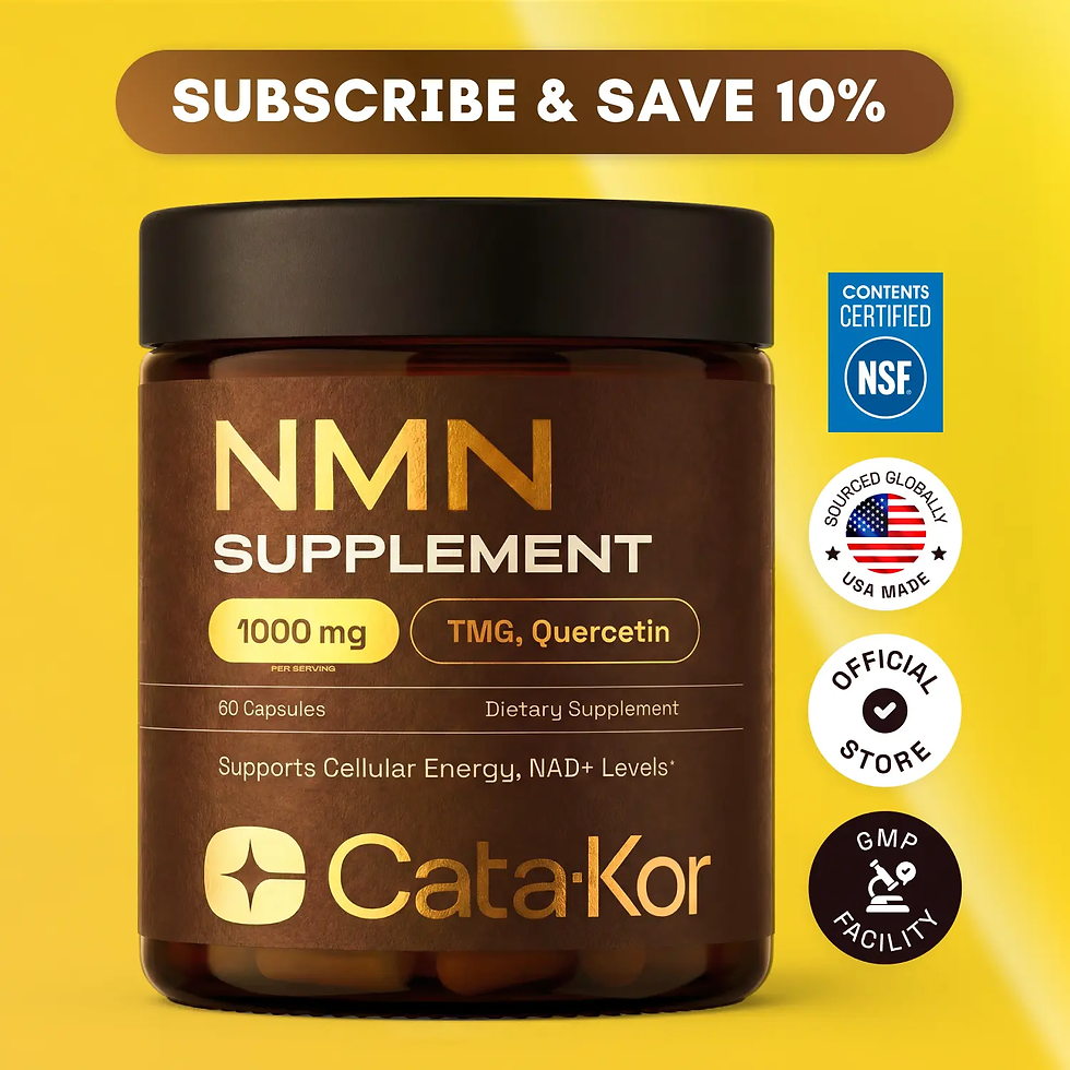 Thumbnail: Cata-Kor NMN Supplement – 1000 Mg | Quercetin | TMG | Resveratrol Complex – Supp