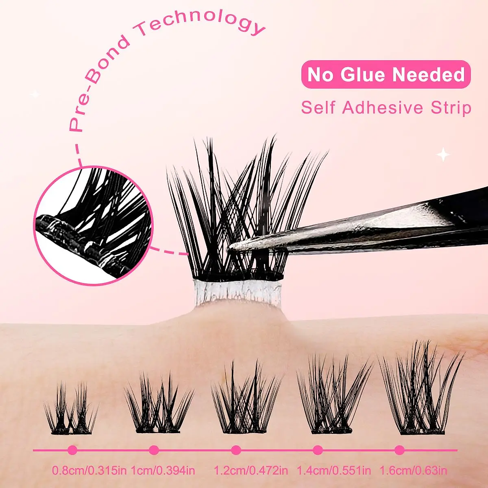 Thumbnail: Self Adhesive False Eyelashes, Volumized False Eyelashes, Natural Look Fake