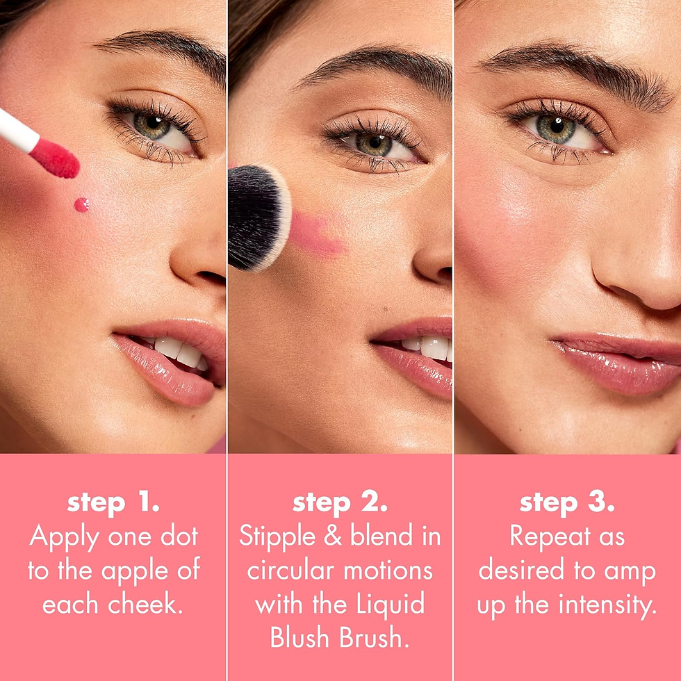 Thumbnail: Camo Liquid Blush Brush, Angled Blush Brush Ideal for Applying & Blending Colour