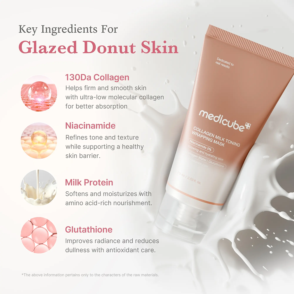 Thumbnail: [Medicube] Milky Glow Lock Collagen Duo L Collagen Glazed Milky Glow Wrapping Ma
