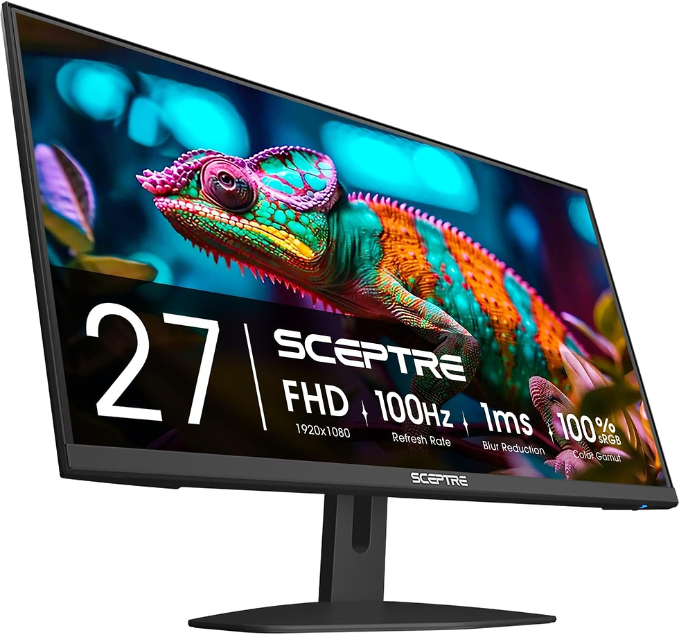 Thumbnail: 24-Inch Prime Monitor Thin 1080P LED Monitor 99% Srgb 2X HDMI VGA Build-In Speak