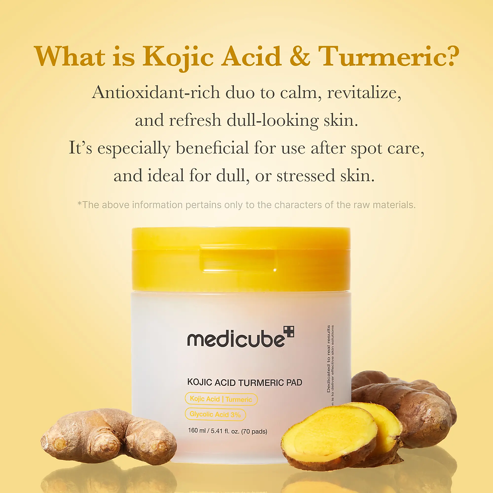 Thumbnail: Kojic Acid Turmeric Power Duo for Face & Body | Ideal for Troubled Skin & Use af
