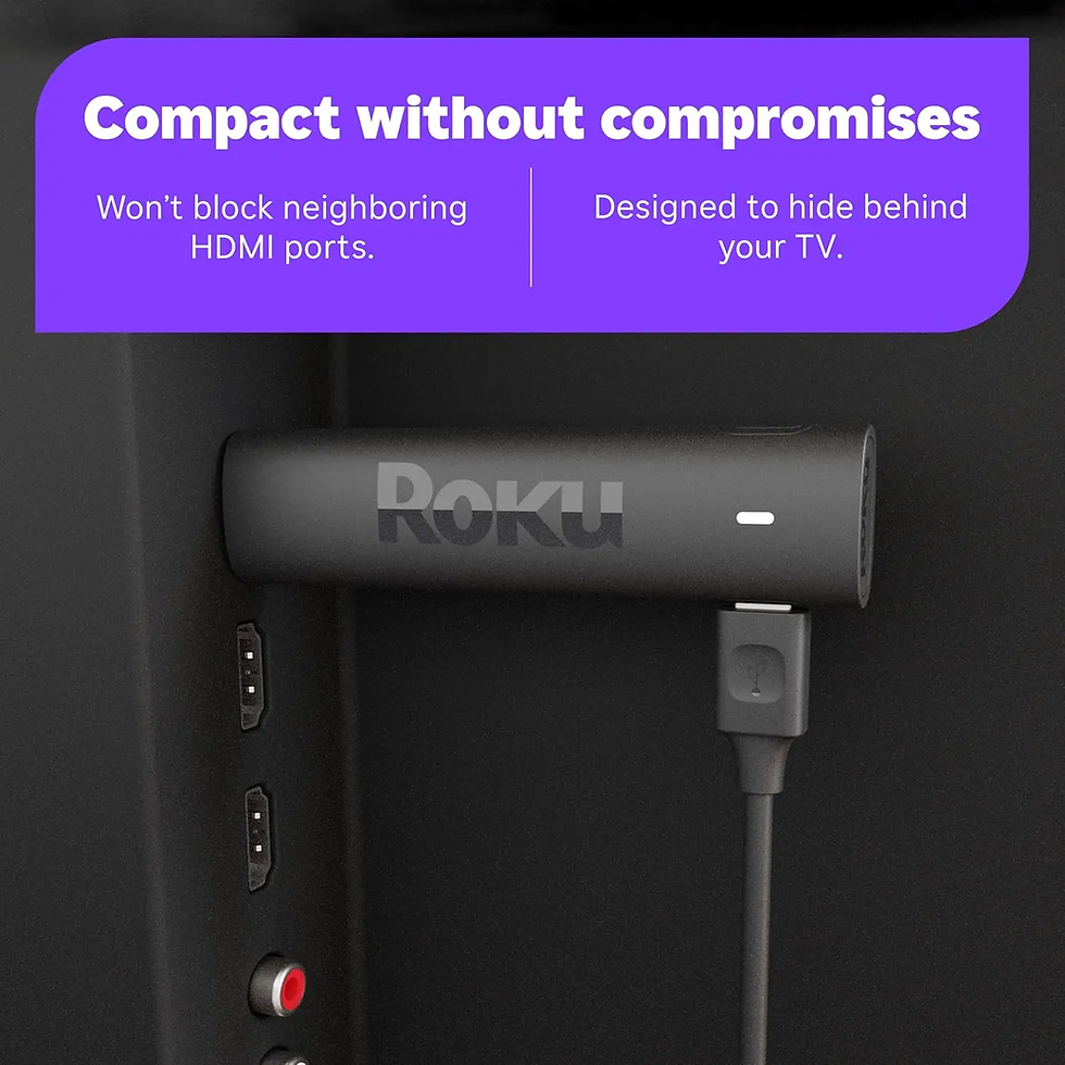Thumbnail: Roku 4K Streaming Device - HDR & Dolby Vision Roku Streaming Device for TV