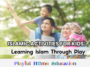 muslim family with 2 kids