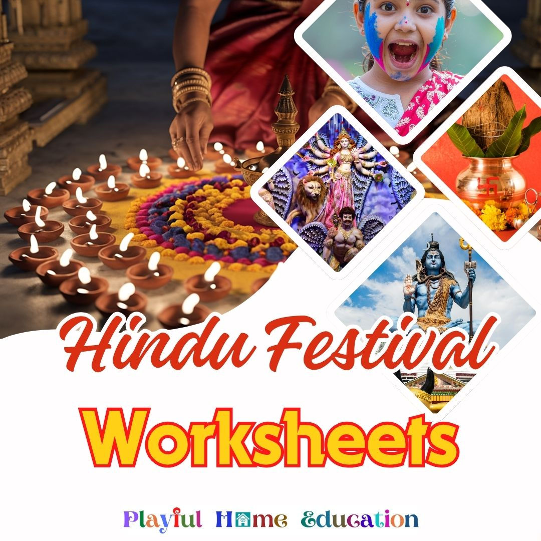Hindu Festival Worksheet Bundle For Kids