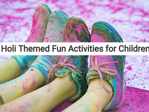 Holi Themed Learning Activities for Kids