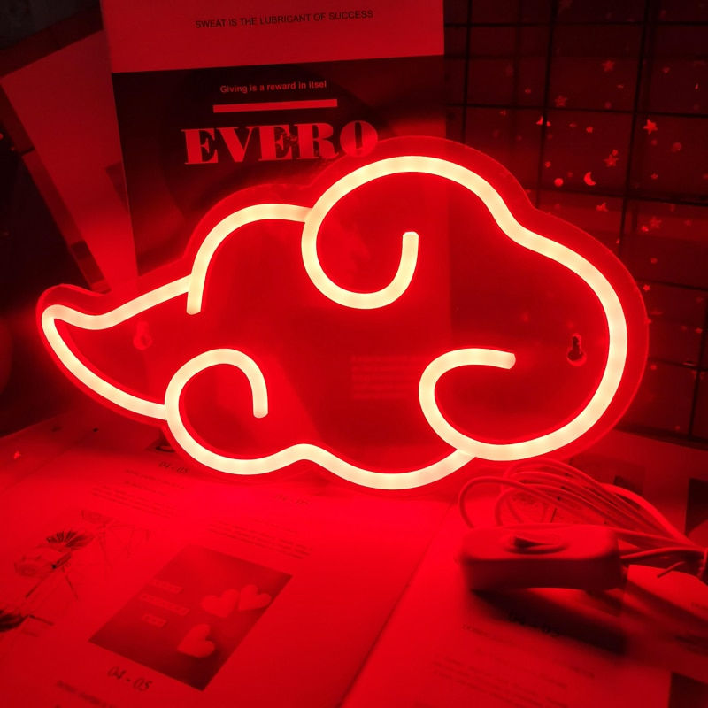Thumbnail: Neon Sign Naruto Cloud LED Light Wall Room Art Decor