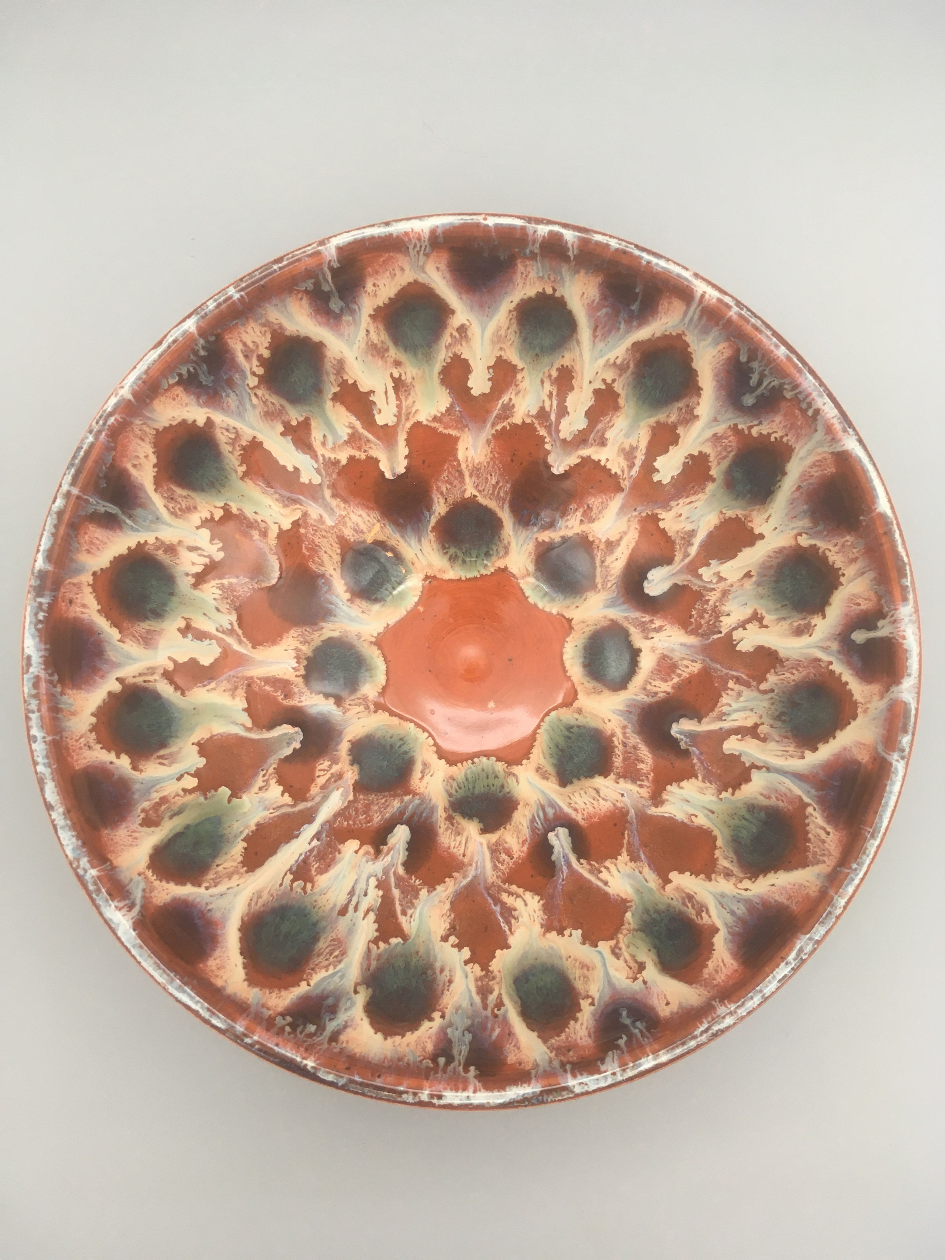 Sienna Peacock Bowl