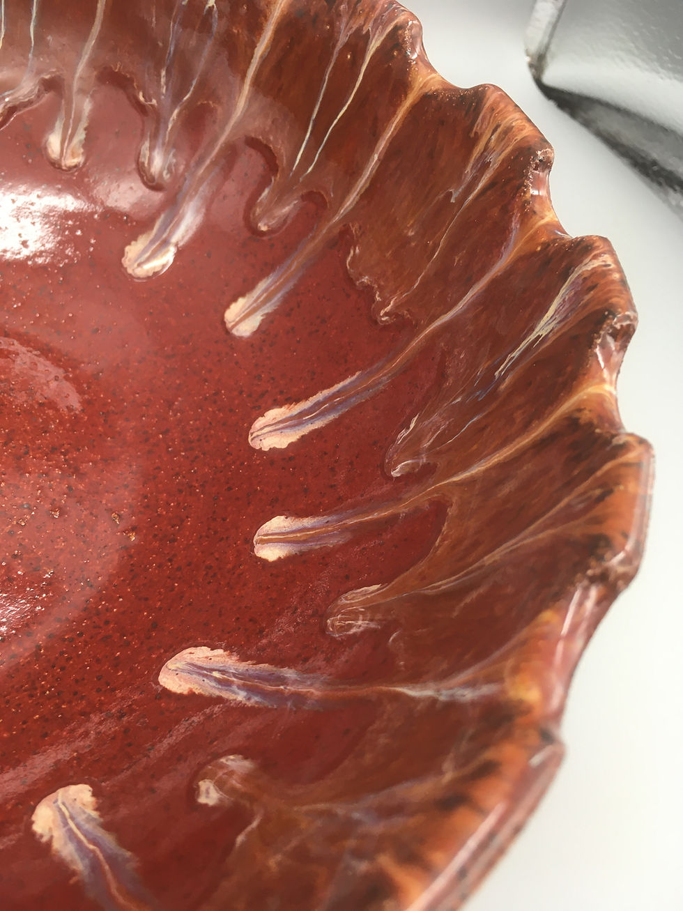 Thumbnail: Serrated Firebrick Serving Bowls