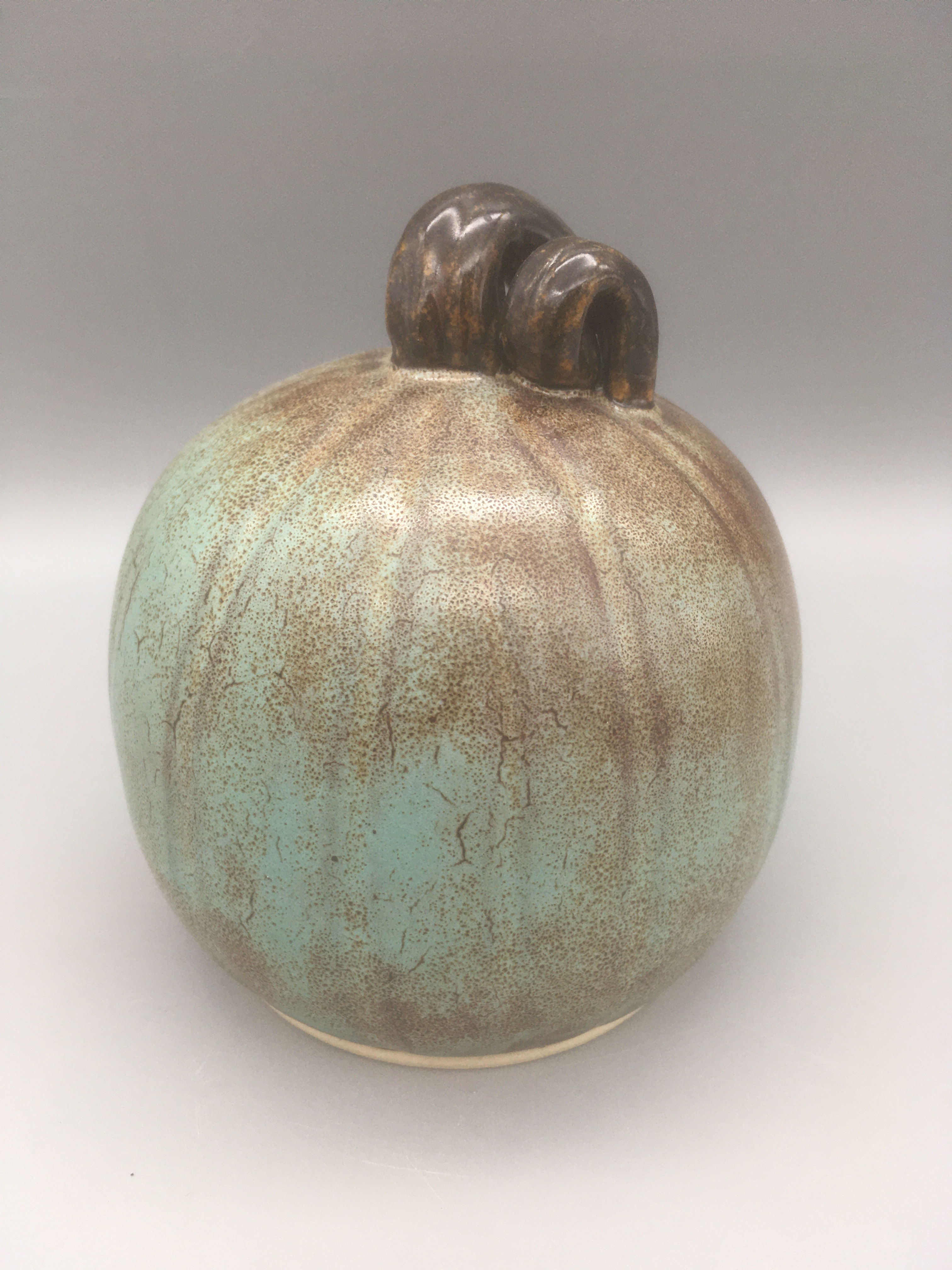 Rustic Seafoam Pumpkin