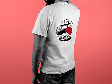 T-Shirt Back Mockup. Easily switch between background colors and t-shirt designs right from the layers panel.