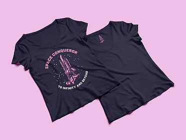 Simple 3D Double-Sided T-Shirt Mockup. Easily switch between background colors, t-shirt designs, and t-shirt colors.