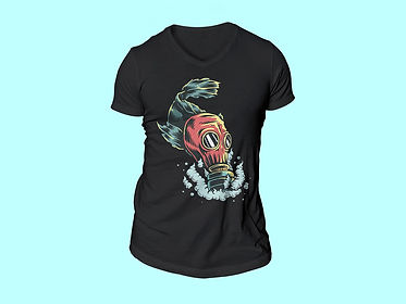 Simple 3D T-Shirt Mockup. Easily switch between background colors, t-shirt designs, and t-shirt colors right from the layers panel.