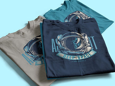 Simple 3D Folded T-Shirts Mockup. Easily switch between background colors, t-shirt designs, and t-shirt colors.