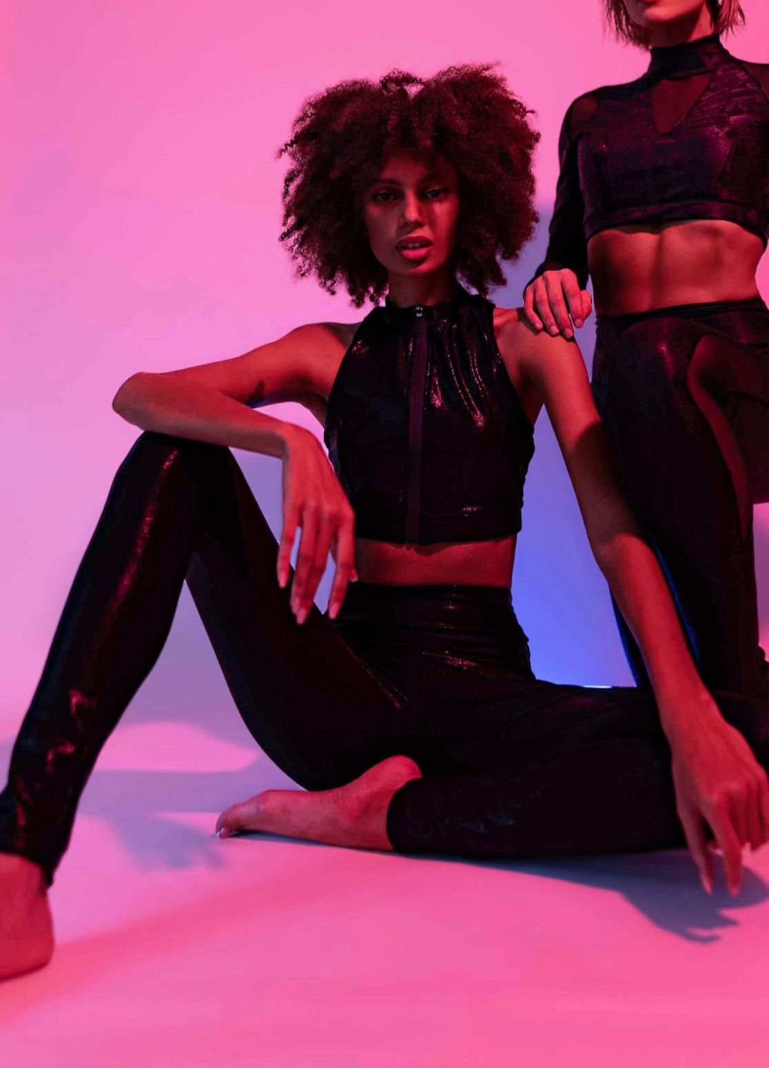 METALLIC - BLACK GODDESS LEGGINS