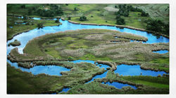 Okavongo Delta from the sky