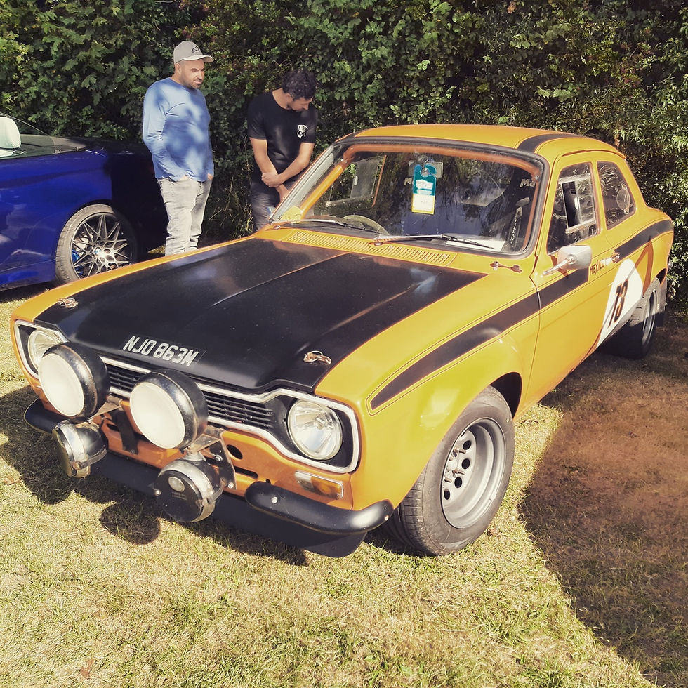 Classic Ford Escort Rally Car Castlecombe Autumn Action Day