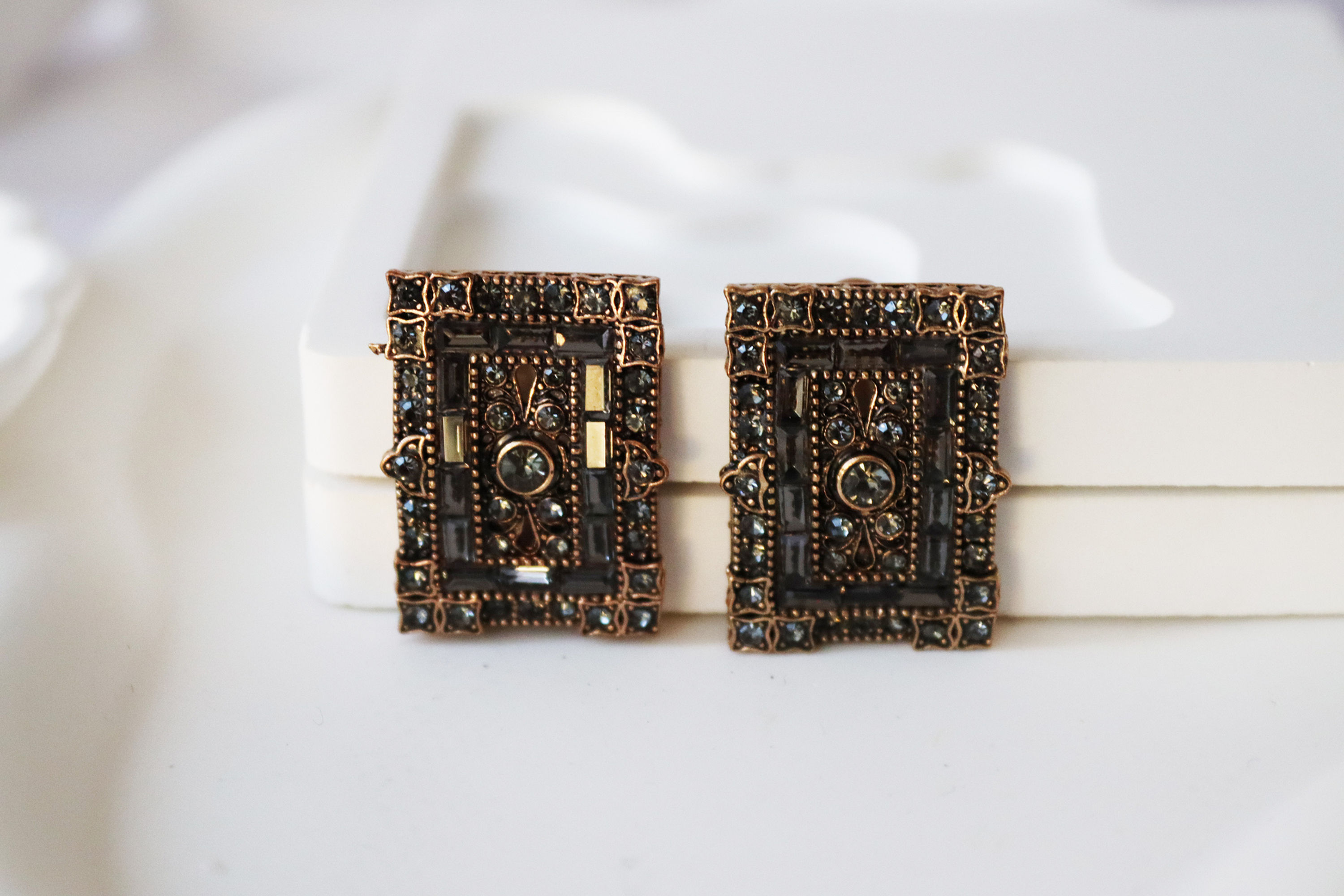 Bronze Victorian Earrings