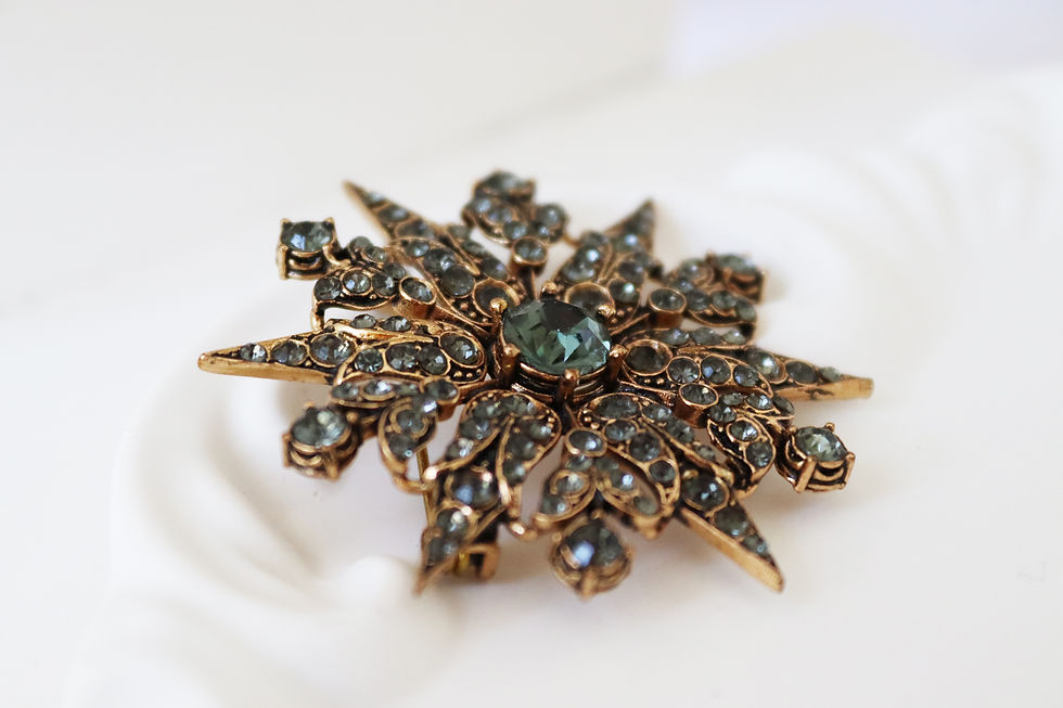 Thumbnail: Bronze Starburst Brooch