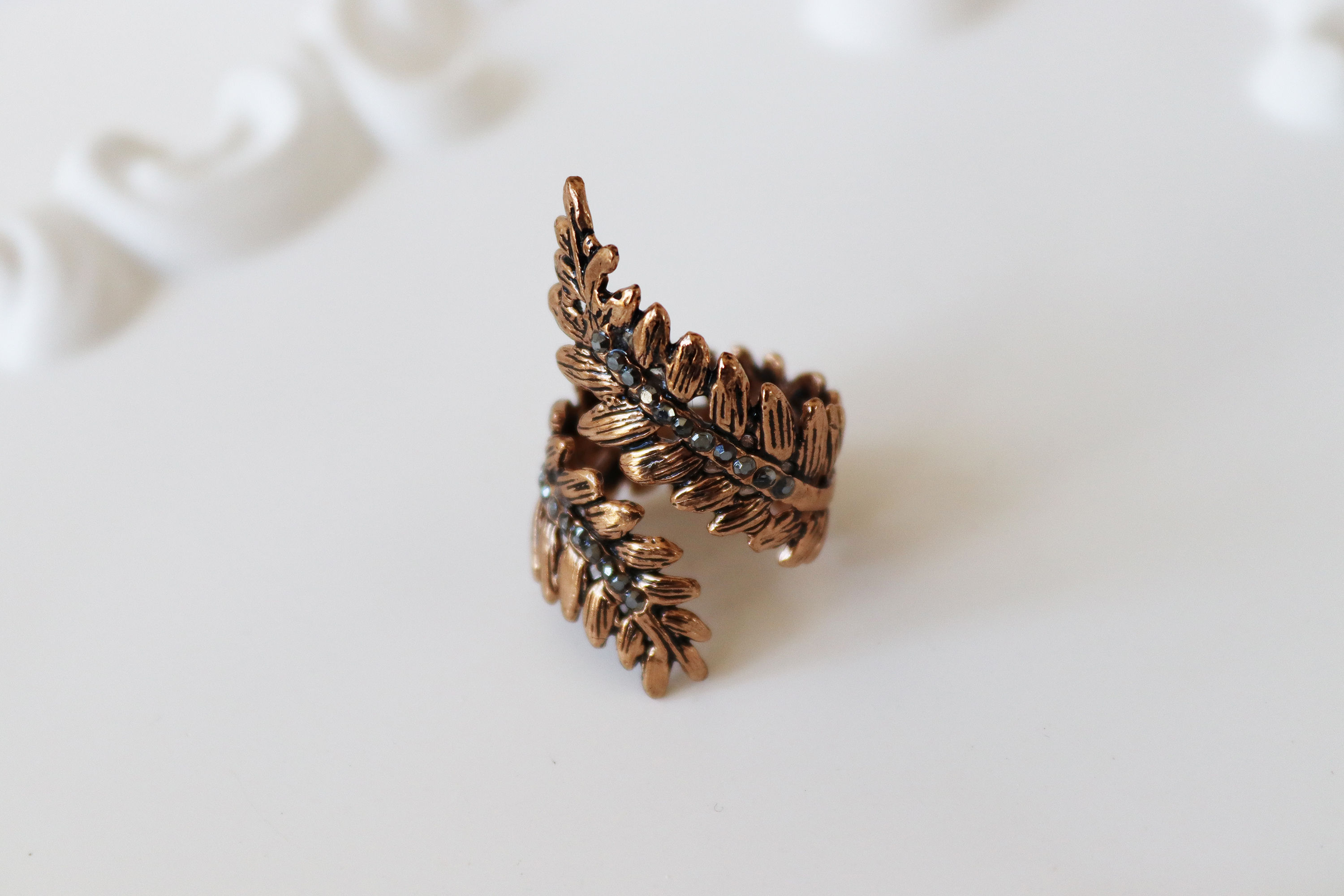 Bronze Laurel Ring