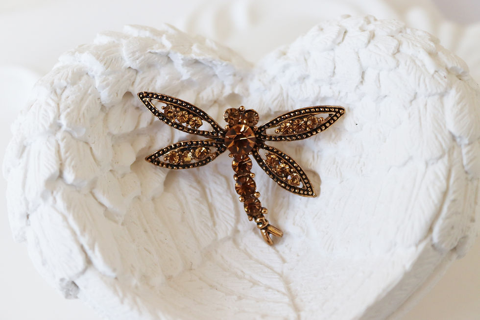 Thumbnail: Bronze Dragonfly Brooch