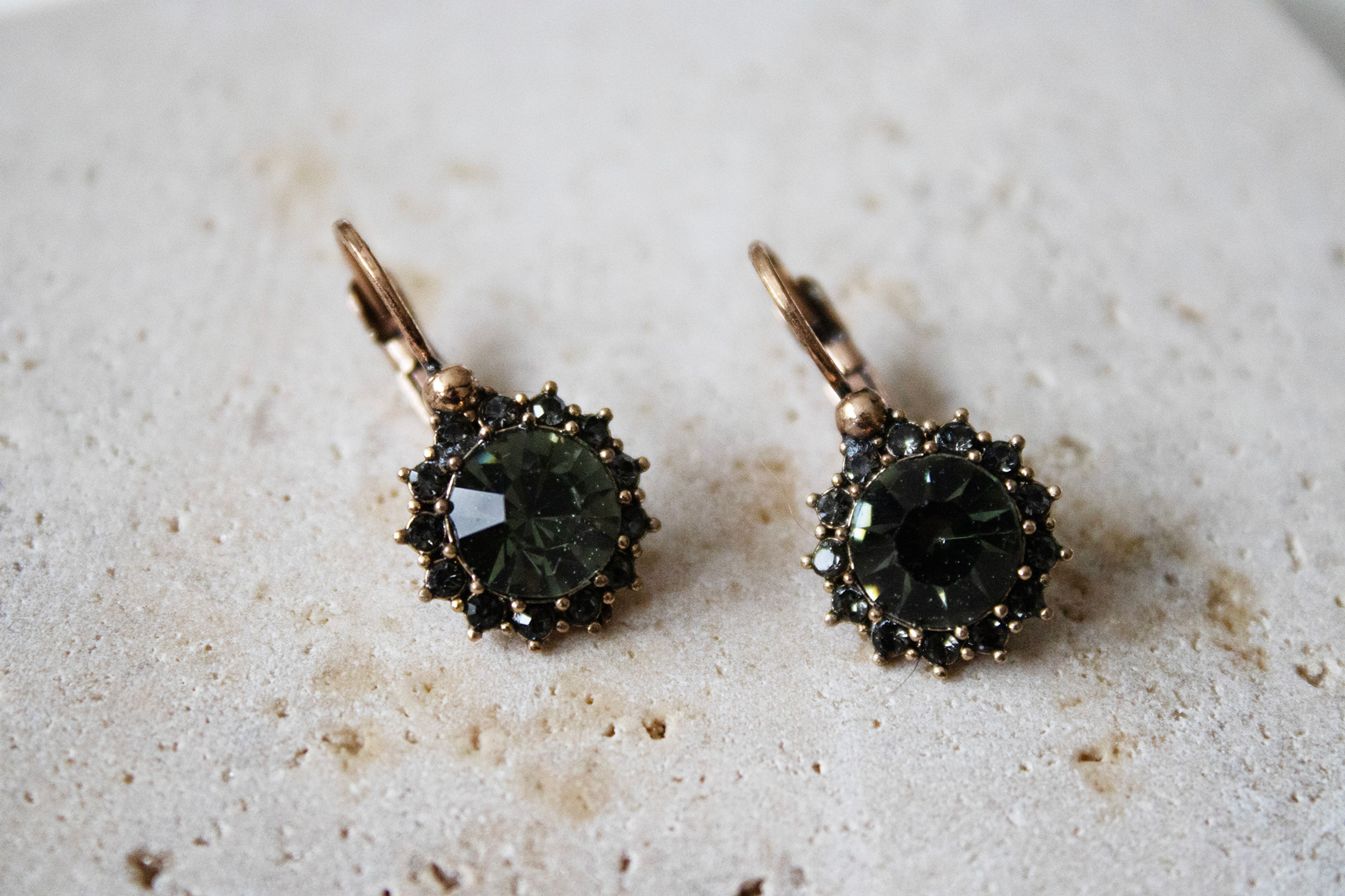 Bronze Drop Earrings