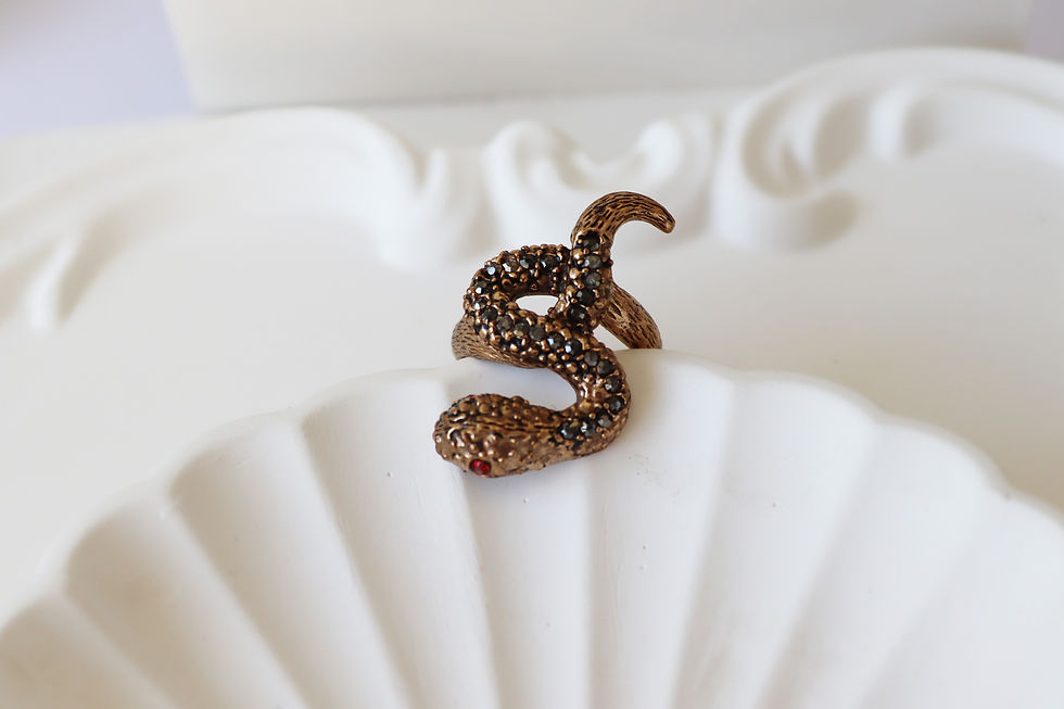 Bronze Snake Ring