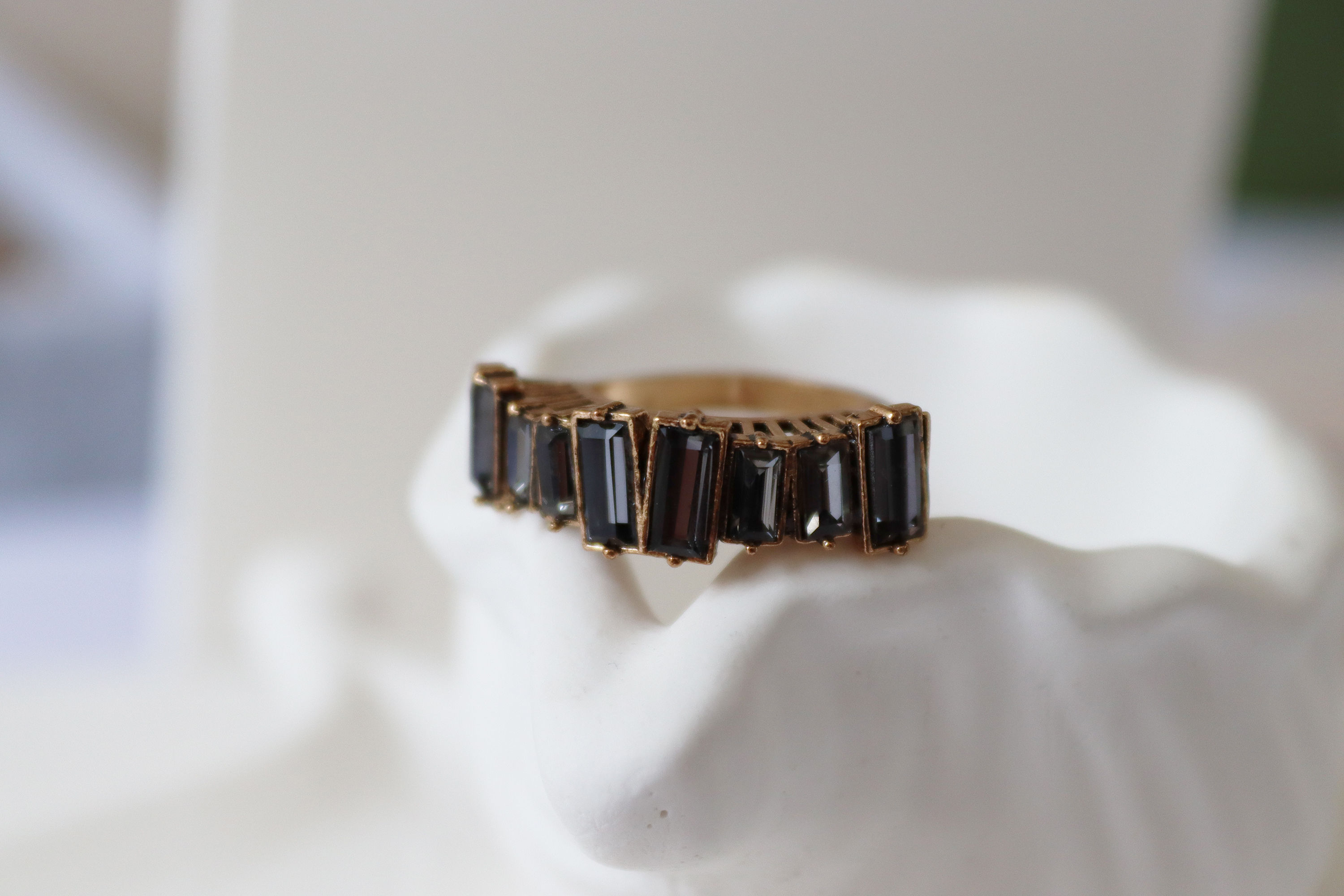 Bronze Baguette Ring