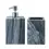 Thumbnail: GRAY BARDIGLIO MARBLE SET OF 4 BATHROOM ACCESSORIES