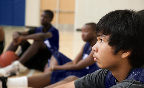 Basketball Team Practice