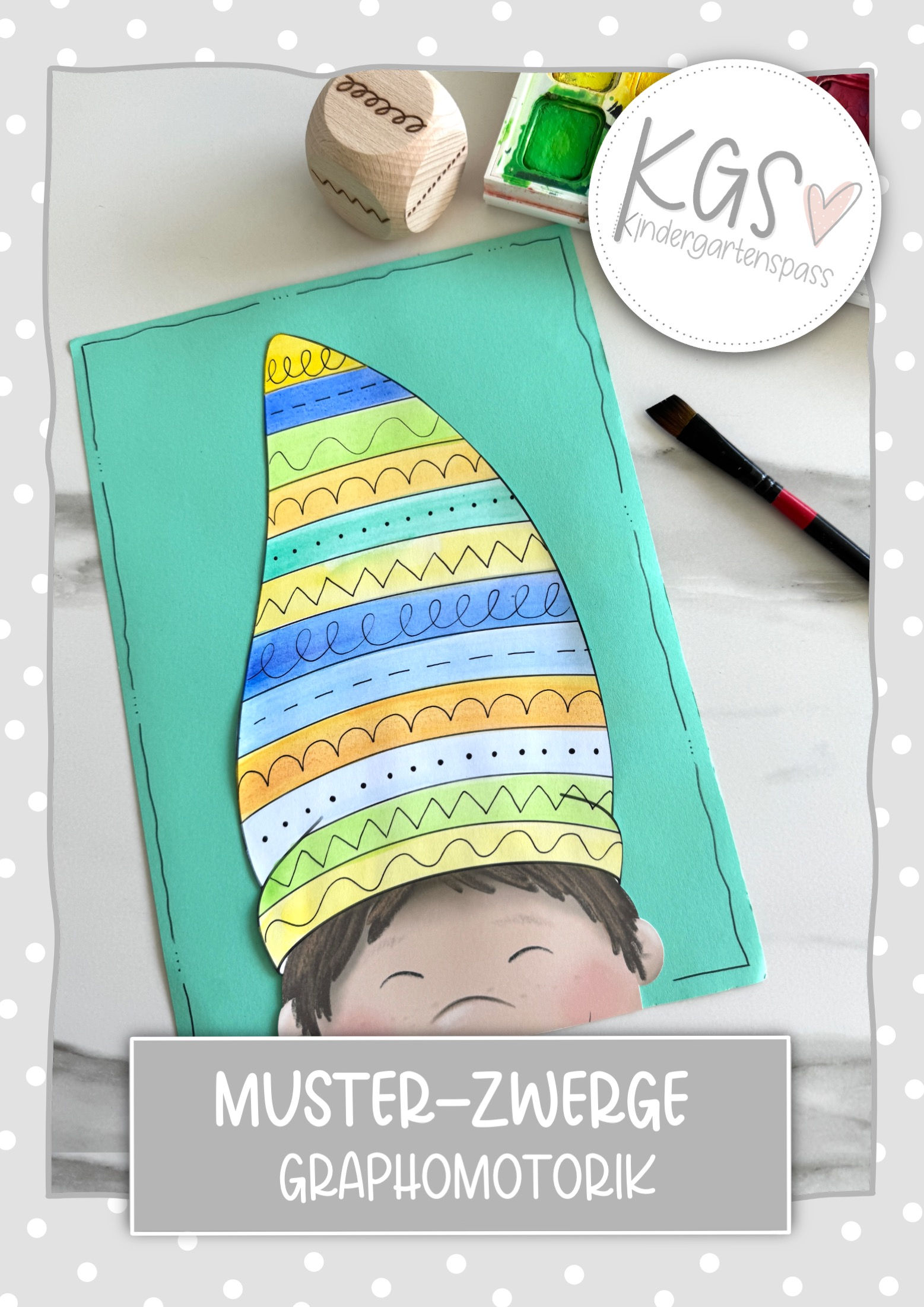Muster-Zwerge: Vorlagen für die Graphomotorik