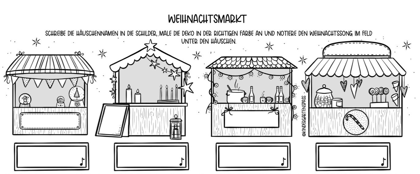 Knobelrätsel - Wintermarkt