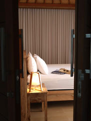 From Master Bathroom to Bedroom in Boho Bellissimo Villa, Nyuh Kuning, Ubud, Bali