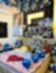 Thumbnail: Birthday celebration with Happy Birthday balloons and heart-shaped balloons, Decor By Little Loves