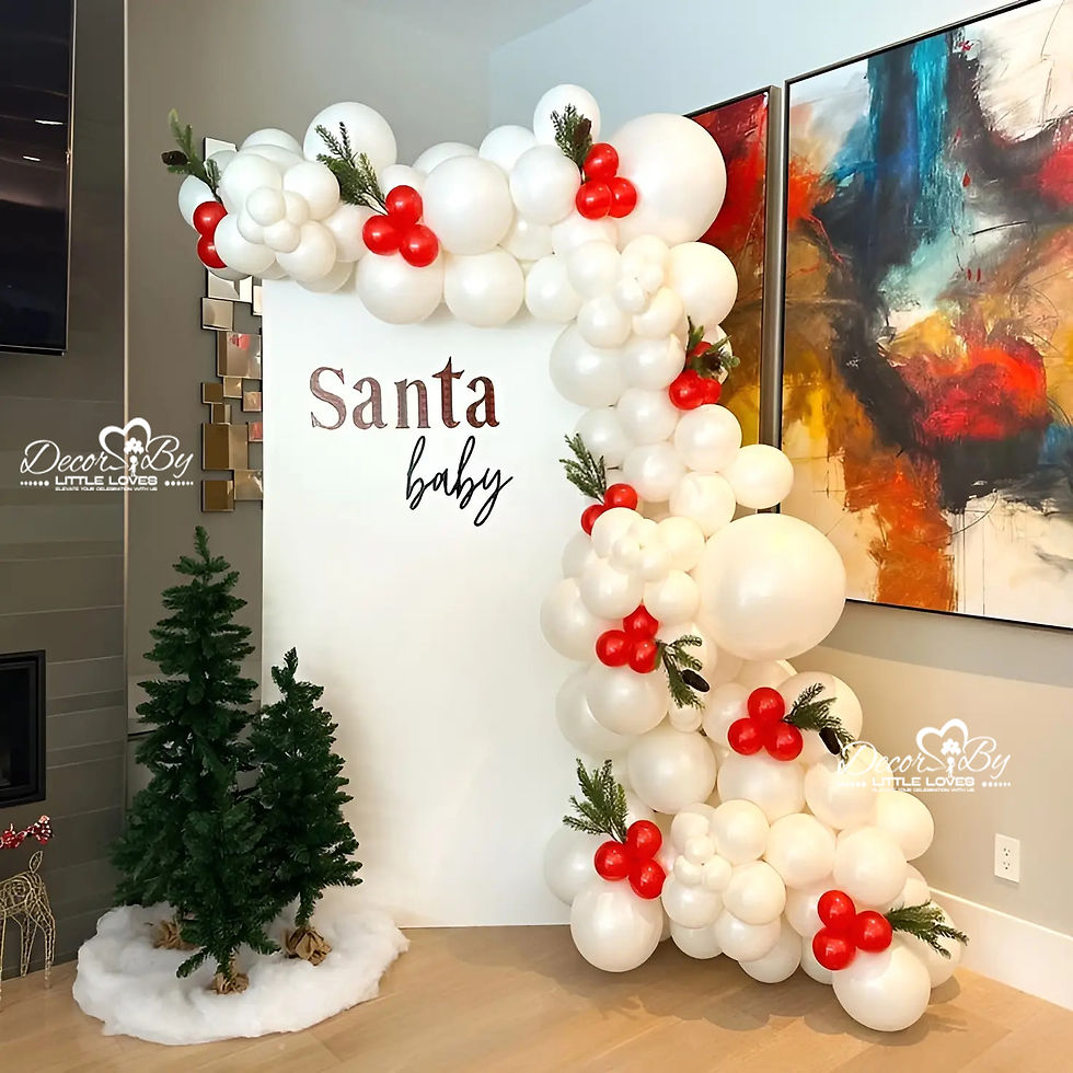 Santa Baby Half Arch Decor SKU496