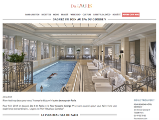 Lâcher prise total au Spa Four Seasons