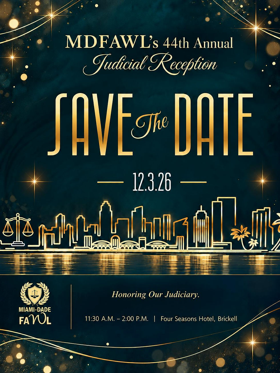 MDFAWL's 44th Annual Judicial Reception