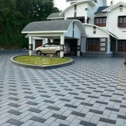 80mm heavy duty coloured concrete cabro for any outdoor flooring