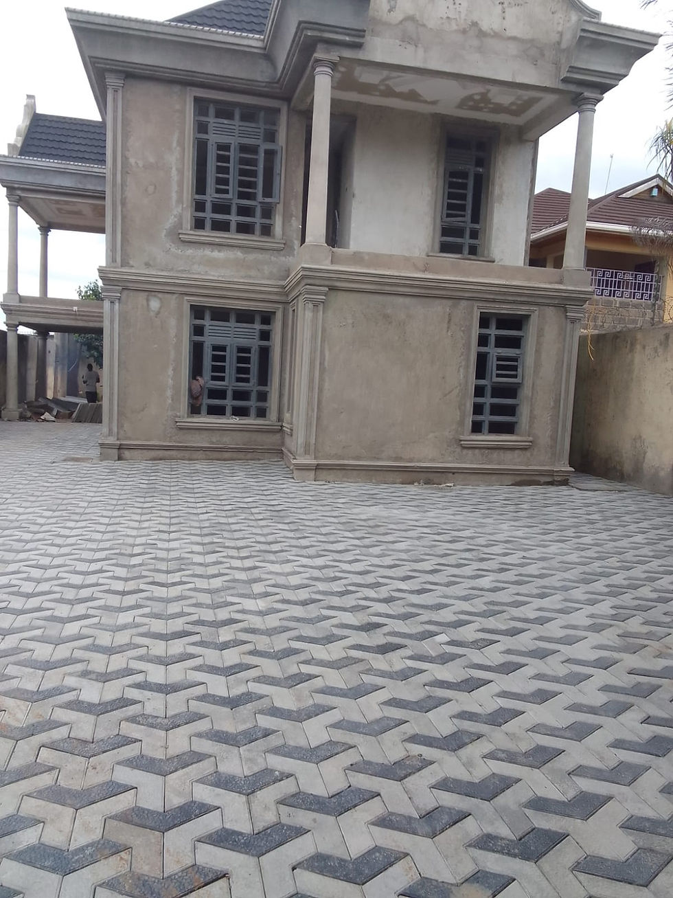 Arrow colored concrete 3D Cabro