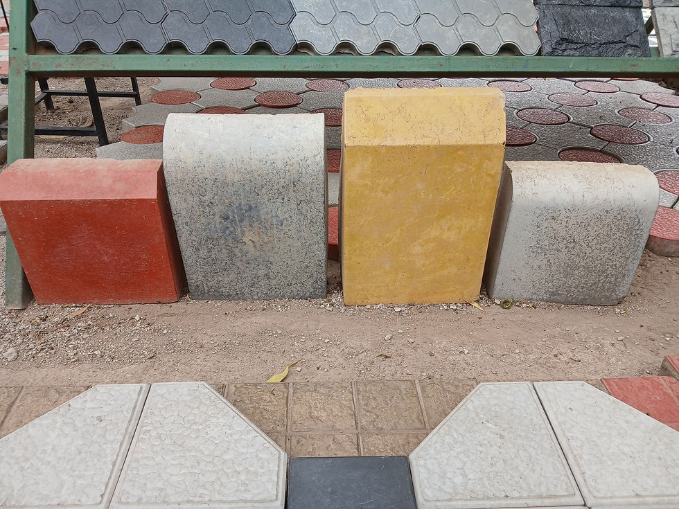 Colored Concrete Curbe/Kerb in Kenya