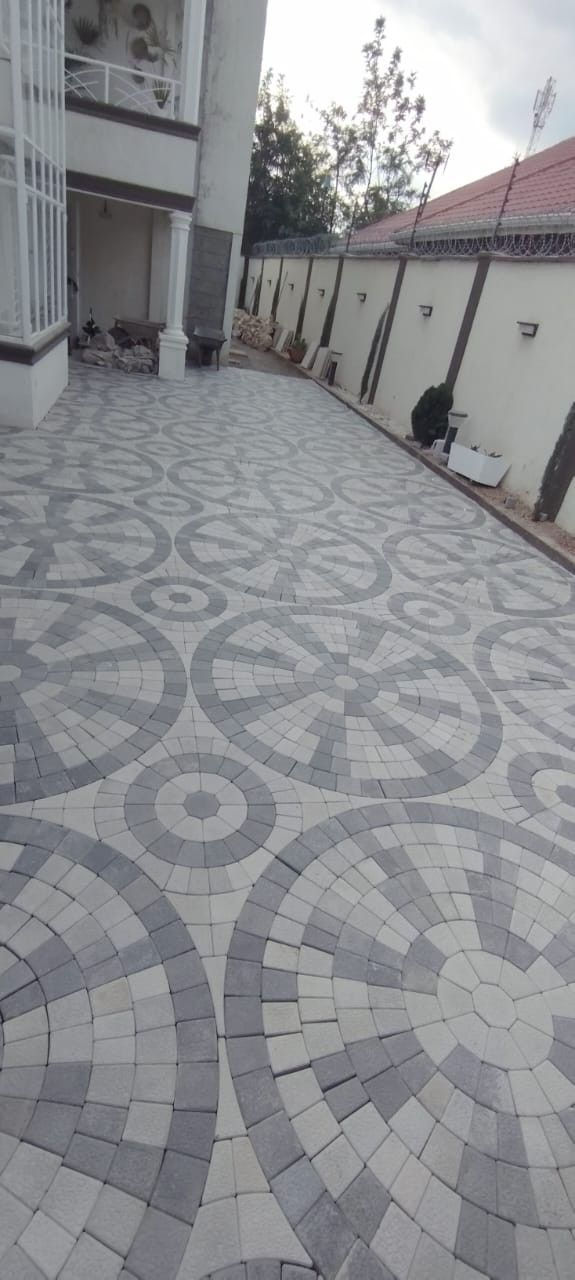 Strong Circle cabro paving blocks for footpaths, driveways, and compound flooring in Kenya