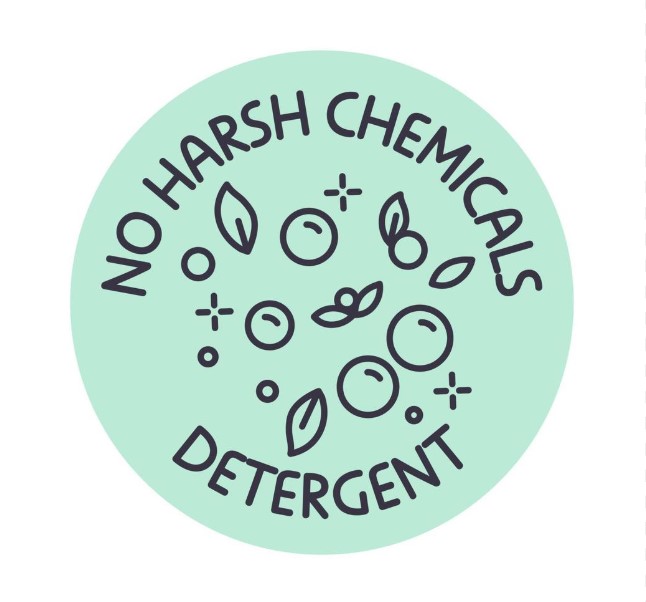 for daily cleaning use only water, no harsh chemicals or detergent