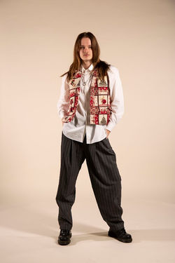 1970s Christmas Waistcoat