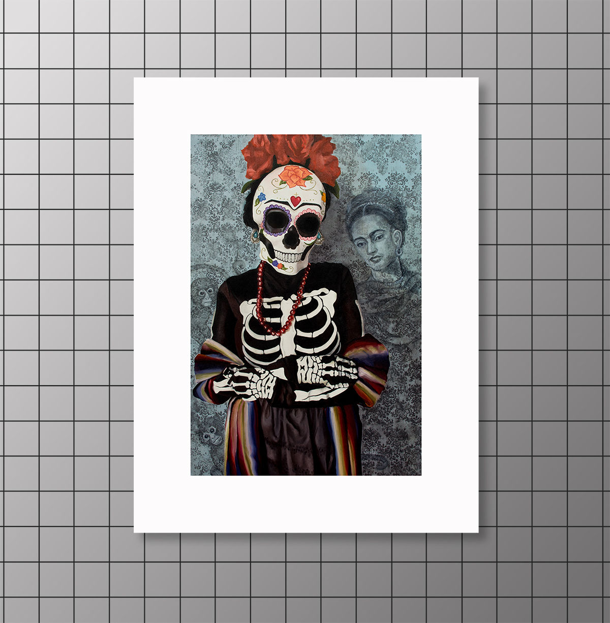 "Viva Frida" Print on Canvas