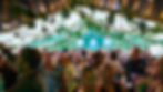 Hospitality area people dancing