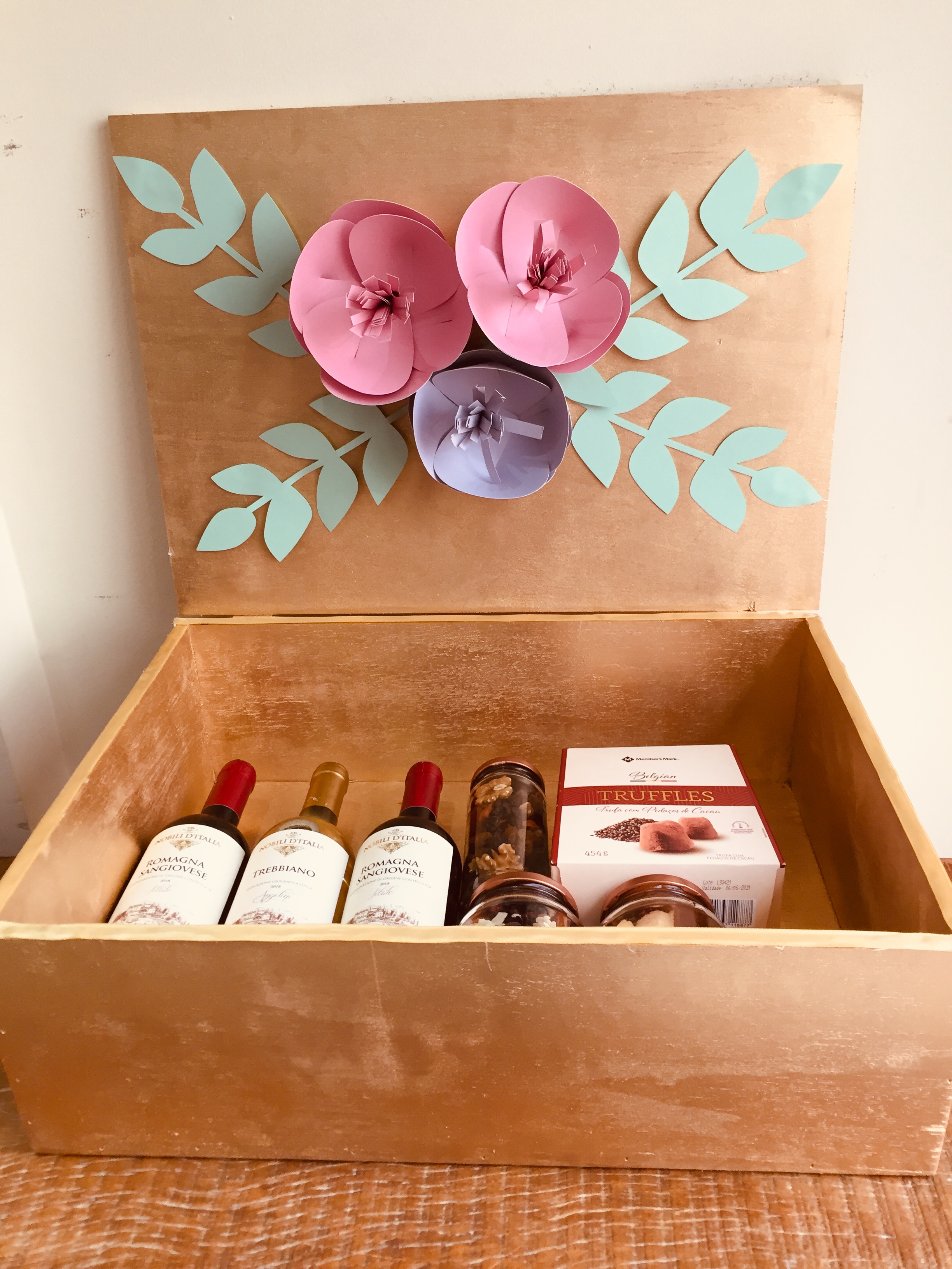 caixa de vinhos