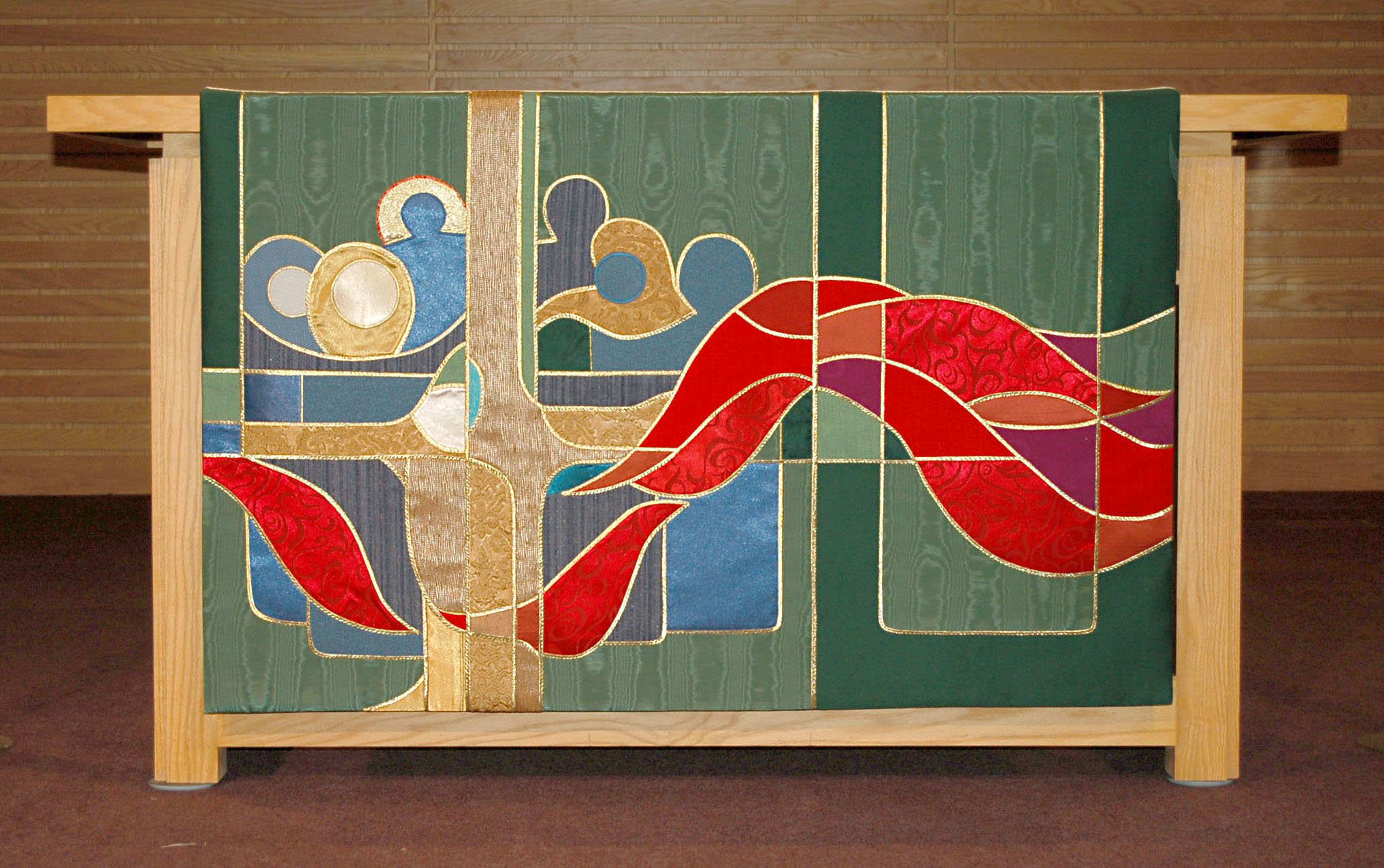 Handmade custom paraments, banners and stoles.