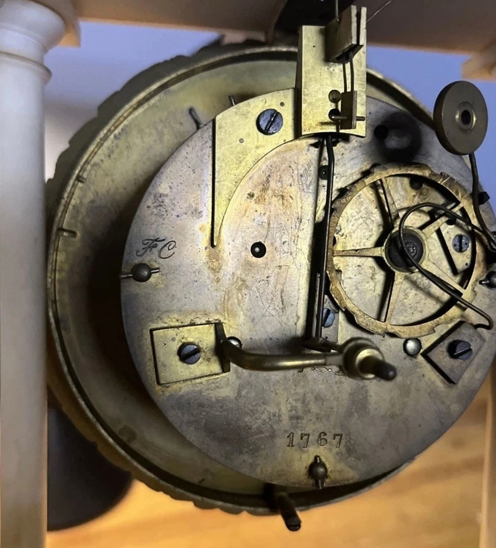 Thumbnail: French Portico Clock (Marble) 
